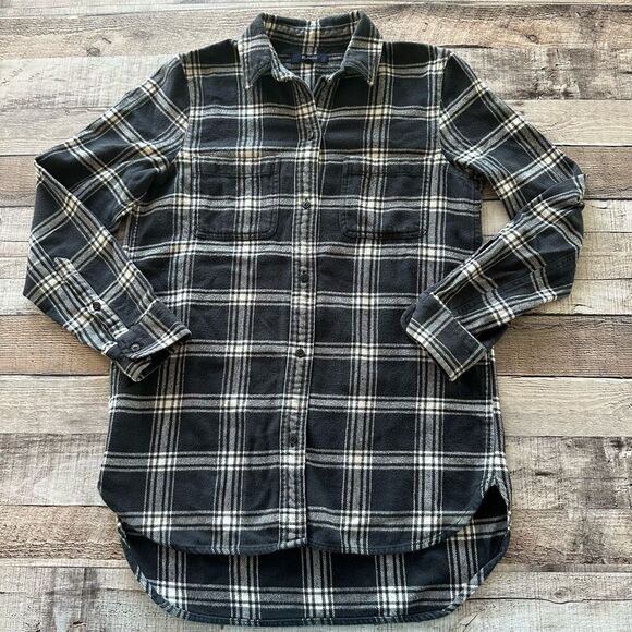 Madewell Flannel Ex-Boyfriend Shirt in Rutherford Plaid | XS - Picture 3 of 8